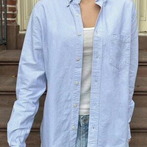 Brandy Melville Stephanie Stripe Button Down